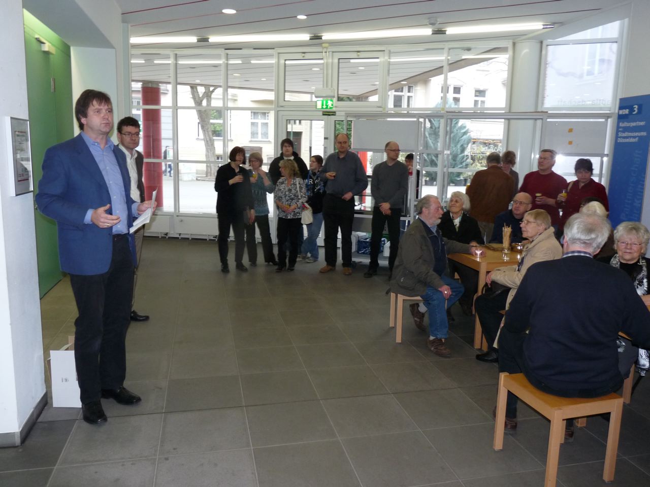 Matthias M�ller begr��t die G�ste, Bild Uwe Koopmann