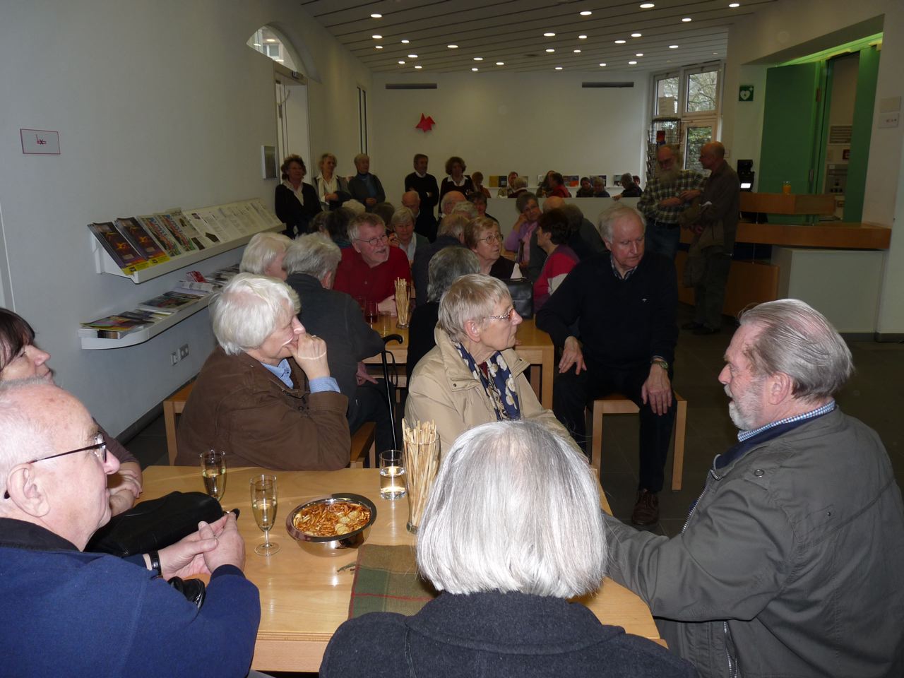 Das Foyer war gut gef�llt, Bild Uwe Koopmann