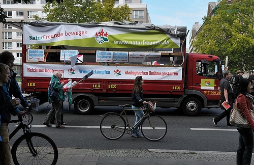 Die NaturFreunde beim Aktionstag am  29.09.12, Foto: Gabriele Senft