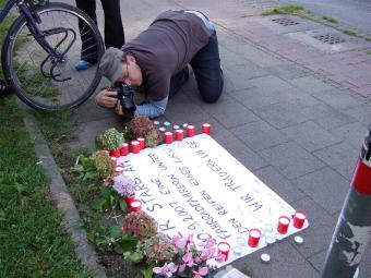 Die Presse bei der Arbeit