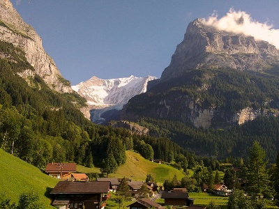Blick auf Grindelwald