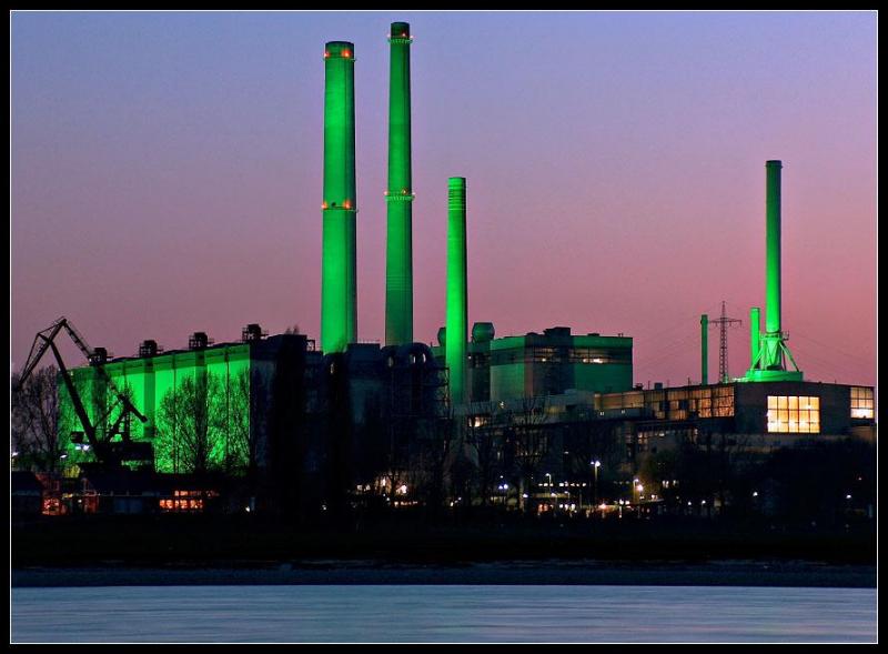 Das Kraftwerk Lausward - noch in D�sseldorfer Hand