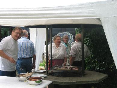 Grillen im Regen - aber mit Biofleisch