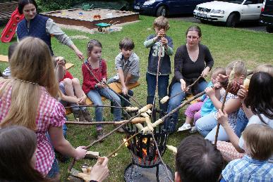 Stockbrot schmeckt allen